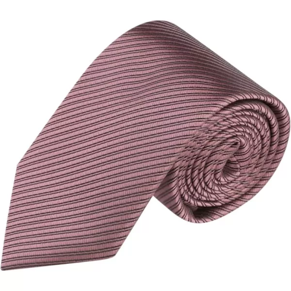 Allegra K Men's Solid Color Self-tied Stripes Textured Wide Tie Neck Wedding Formal Ties