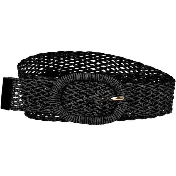 Allegra K Womens Skinny Waist Belts Braided Woven Belts for Dress Metal Buckle