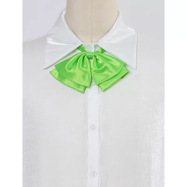 Allegra K Women's Pre-Tied Neckties Bowknot Solid Adjustable Casual Uniform Bowtie