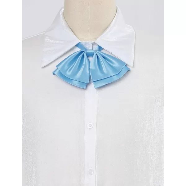 Allegra K Women's Pre-Tied Neckties Bowknot Solid Adjustable Casual Uniform Bowtie