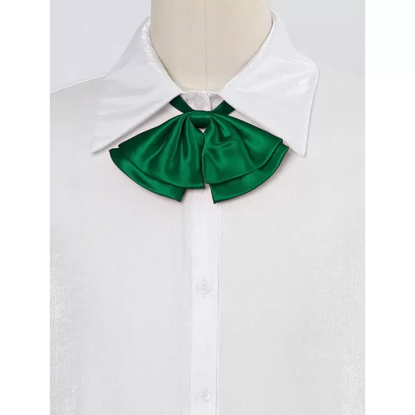 Allegra K Women's Pre-Tied Neckties Bowknot Solid Adjustable Casual Uniform Bowtie