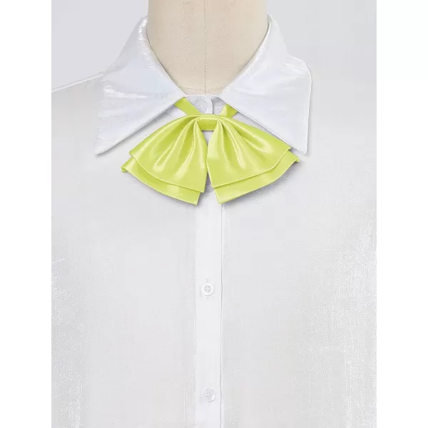 Allegra K Women's Pre-Tied Neckties Bowknot Solid Adjustable Casual Uniform Bowtie