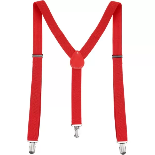 Allegra K Lady Woman Adjustable Metal Clamp Elastic Suspenders Braces