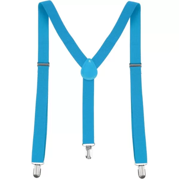 Allegra K Lady Woman Adjustable Metal Clamp Elastic Suspenders Braces