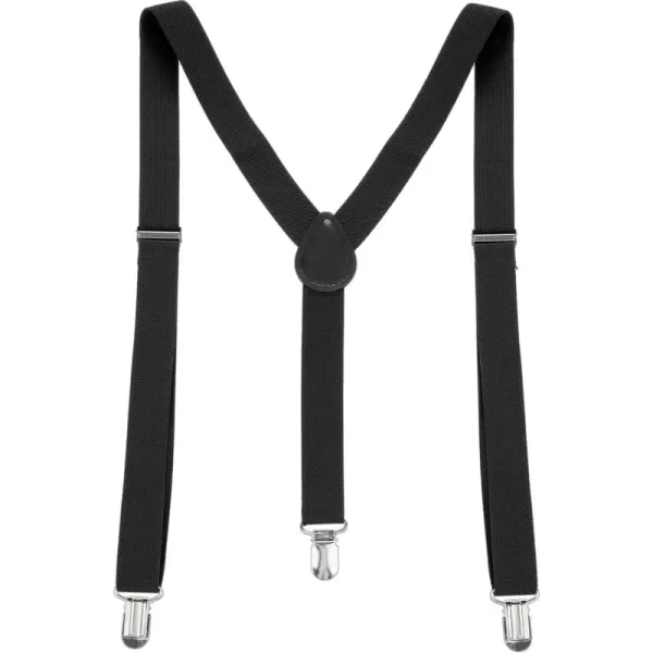 Allegra K Lady Woman Adjustable Metal Clamp Elastic Suspenders Braces