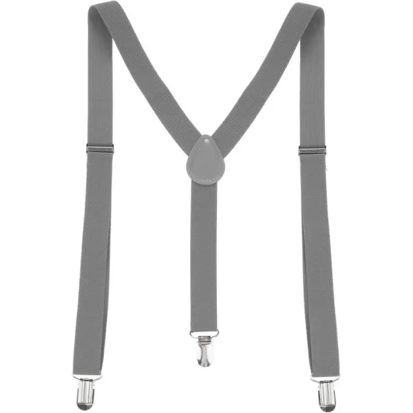 Allegra K Lady Woman Adjustable Metal Clamp Elastic Suspenders Braces