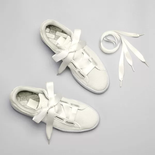 uxcell 2 Pairs Flat Ribbon Shoelaces Sneakers Shoestrings for Women DIY Decor