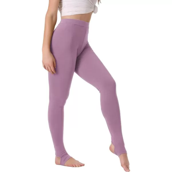 Allegra K Women's Leggings Elastic Waistband Gym Yoga Soft Cotton Christmas Stirrup Pants