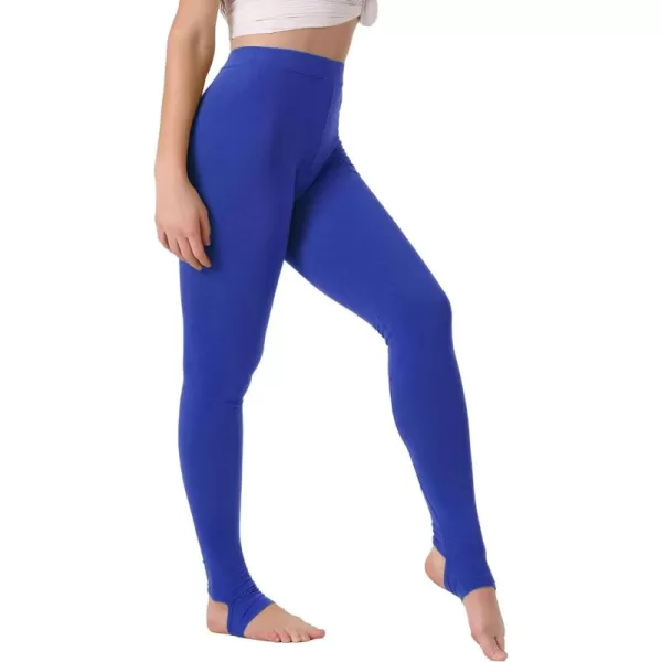 Allegra K Women's Leggings Elastic Waistband Gym Yoga Soft Cotton Christmas Stirrup Pants