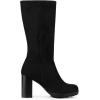 imageAllegra K Womens Mid Calf Block Heel BootsBlack