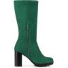 imageAllegra K Womens Mid Calf Block Heel BootsGreen