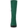 imageAllegra K Womens Mid Calf Block Heel BootsGreen