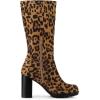 imageAllegra K Womens Mid Calf Block Heel BootsLeopard