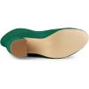 imageAllegra K Womens Stretch Round Toe Block Heel Sock Ankle BootsEmerald Green