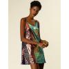 imageAllegra K Womens Glitter Sequin Dress Spaghetti Strap V Neck Party Cocktail Sparkly Mini Dress ClubwearMermaid