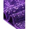 imageAllegra K Party Mini Dress for Womens Clubwear Laceup Spaghetti Straps Bodycon Sparkly Glitter Sequin DressDark Purple