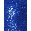 imageAllegra K Sequin Shorts for Womens Midrise Solid Zipper Elastic Waist Sparkle Cocktail Night Out ShortsBlue
