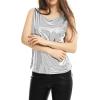 imageAllegra K Womens Christmas Shiny Party Club Cami Sparkly Metallic Tank TopSilver