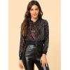 imageAllegra K Womens Halloween Sparkly Jackets 2024 Party Crop Sequin Bomber JacketApricot