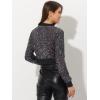 imageAllegra K Womens Halloween Sparkly Jackets 2024 Party Crop Sequin Bomber JacketRainbow