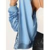 imageAllegra K Womens Sequin Jacket Casual Long Sleeve Zipper Fall Winter Shiny Glitter Sparkly Bomber JacketsLight Grey Blue