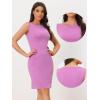 imageAllegra K Sleeveless Sheath Dress for Womens 2024 Boat Neck Teacher Casual Office DressesLavender