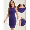 imageAllegra K Sleeveless Sheath Dress for Womens 2024 Boat Neck Teacher Casual Office DressesPurple