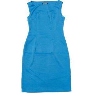 imageAllegra K Sleeveless Sheath Dress for Womens 2024 Boat Neck Teacher Casual Office DressesSky Blue