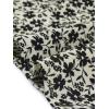 imageAllegra K Womens ALine Midi Skirt Floral Print Chiffon Vintage 2024 Summer SkirtsApricot Black