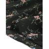 imageAllegra K Womens Floral Skirts Chiffon Aline Long Tiered Ruffle Boho Midi Skirt XS3XLBlack a