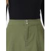 imageAllegra K Womens High Waisted ALine Flared Casual Denim SkirtArmy Green