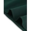 imageAllegra K Womens Button Front Ruffle Hem Belt High Waist ALine Flowy Chiffon Pleated Midi SkirtDark Green