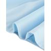 imageAllegra K Womens Button Front Ruffle Hem Belt High Waist ALine Flowy Chiffon Pleated Midi SkirtLight Blue