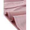 imageAllegra K Womens Button Front Ruffle Hem Belt High Waist ALine Flowy Chiffon Pleated Midi SkirtPink