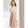 imageAllegra K Womens Cute Suspender Skirt High Waist Overall Corset Skater Skirt Short Mini DressLight Pink