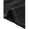 imageAllegra K Womens Fishtail Bodycon Skirts High Waist Midi Jean Denim SkirtBlack