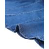 imageAllegra K Womens Fishtail Bodycon Skirts High Waist Midi Jean Denim SkirtBlue