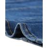 imageAllegra K Womens Fishtail Bodycon Skirts High Waist Midi Jean Denim SkirtDark Blue