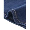 imageAllegra K Womens Fishtail Bodycon Skirts High Waist Midi Jean Denim SkirtDeep Blue