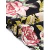 imageAllegra K Floral Skirt for Womens Hawaiian Tropical Beach Boho Wrap Midi SkirtBlack Pink