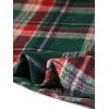 imageAllegra K Womens Christmas Plaids Vintage Tartan Elastic Waist Knee Length ALine SkirtGreen Red