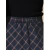 imageAllegra K Womens Christmas Plaids Vintage Tartan Elastic Waist Knee Length ALine SkirtNavy Blue