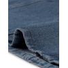 imageAllegra K Womens Denim Skirts Summer Casual ALine Short Button Down Jean SkirtDark Blue