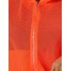 imageAllegra K Hoodie Jacket for Womens 2024 Zip Up Long Sleeve Mesh Sheer Bomber JacketsOrange