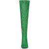 imageAllegra K Womens Glitter Pointed Toe Stiletto Heel Over the Knee Thigh High BootGreen