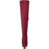 imageAllegra K Womens Platform Block Heel over Knee High BootsBurgundy