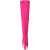 imageAllegra K Womens Platform Block Heel over Knee High BootsHot Pink