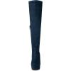 imageAllegra K Womens Platform Block Heel over Knee High BootsNavy Blue