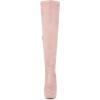 imageAllegra K Womens Platform Block Heel over Knee High BootsPink