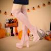 imageAllegra K Womens Platform Block Heel over Knee High BootsPink